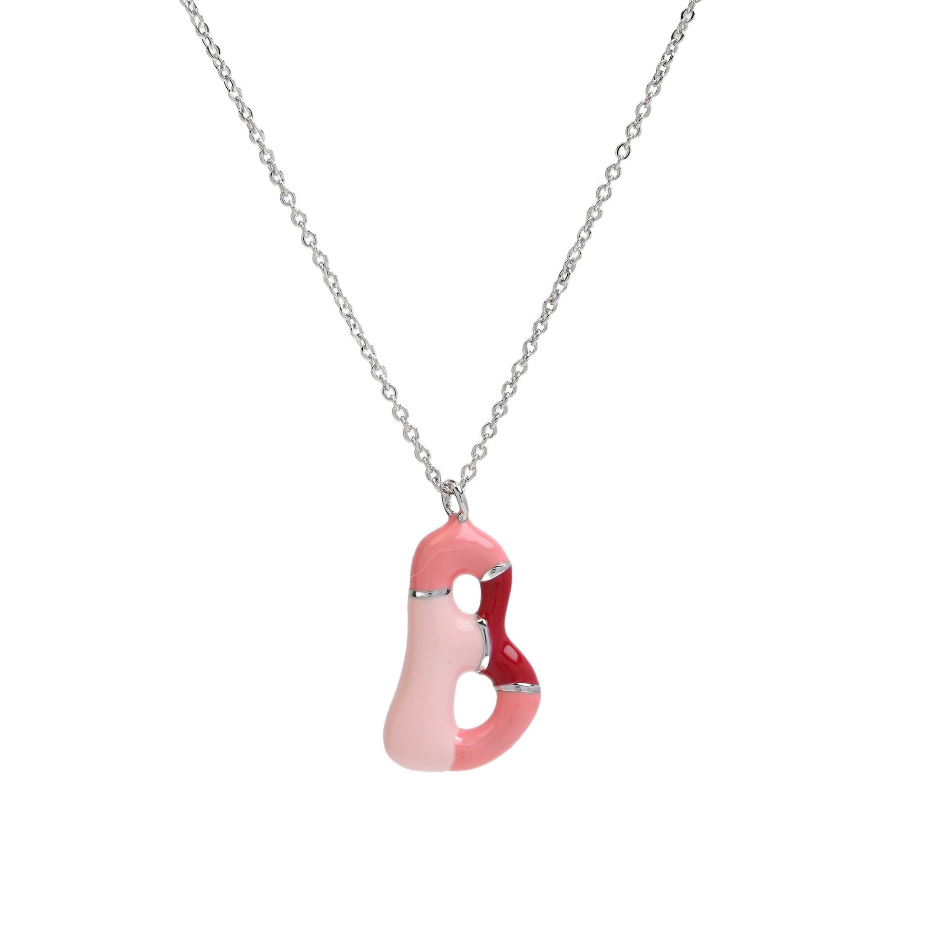 Victory Initial Bubble Necklace - Necklace B [C57O1M7F]