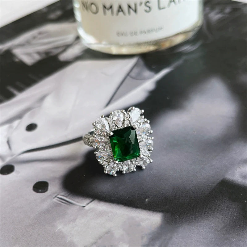 Mariely Emerald Sparkle Set - Ring