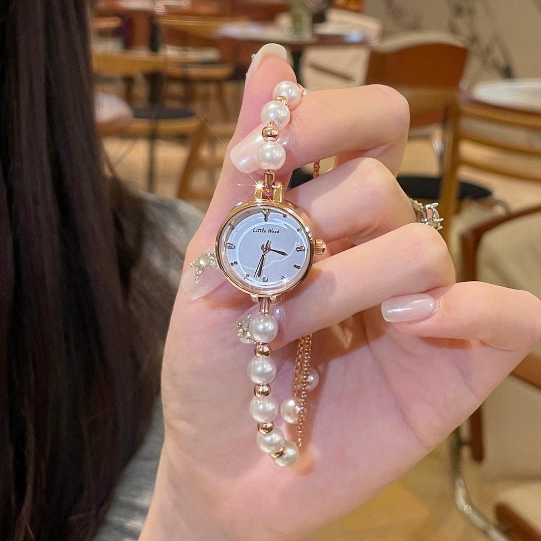 Sehaj Rose Gold Bracelet Watch - Rose Gold [ERANSX12]