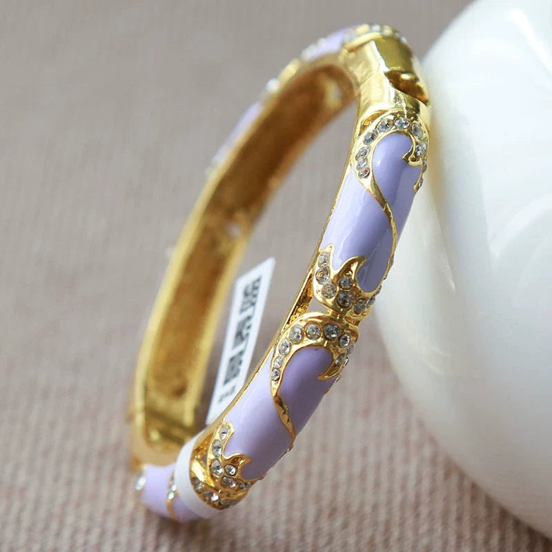 Adaya CloisonnŽ Bangle - Violet