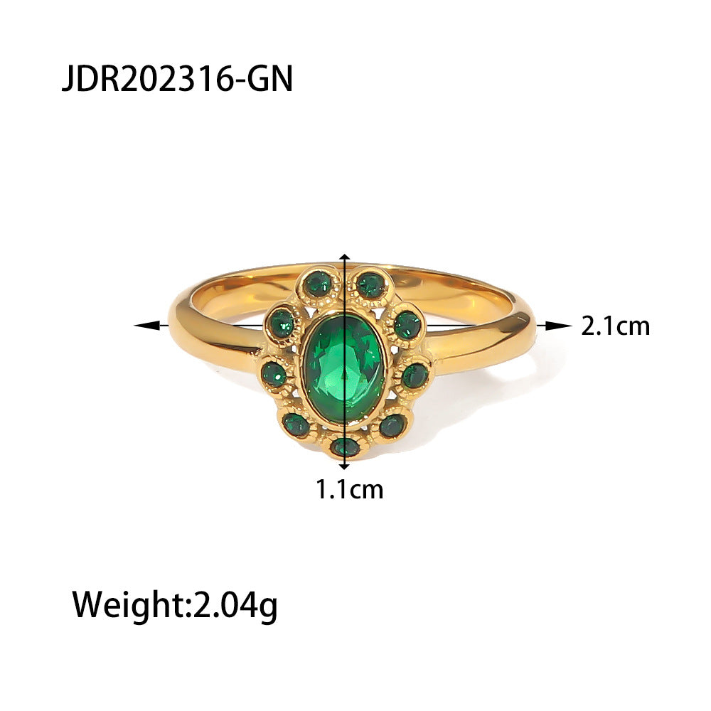 Germani Geometric Drop Earrings - JDR202316-GN-7 [LRPMU6OB]