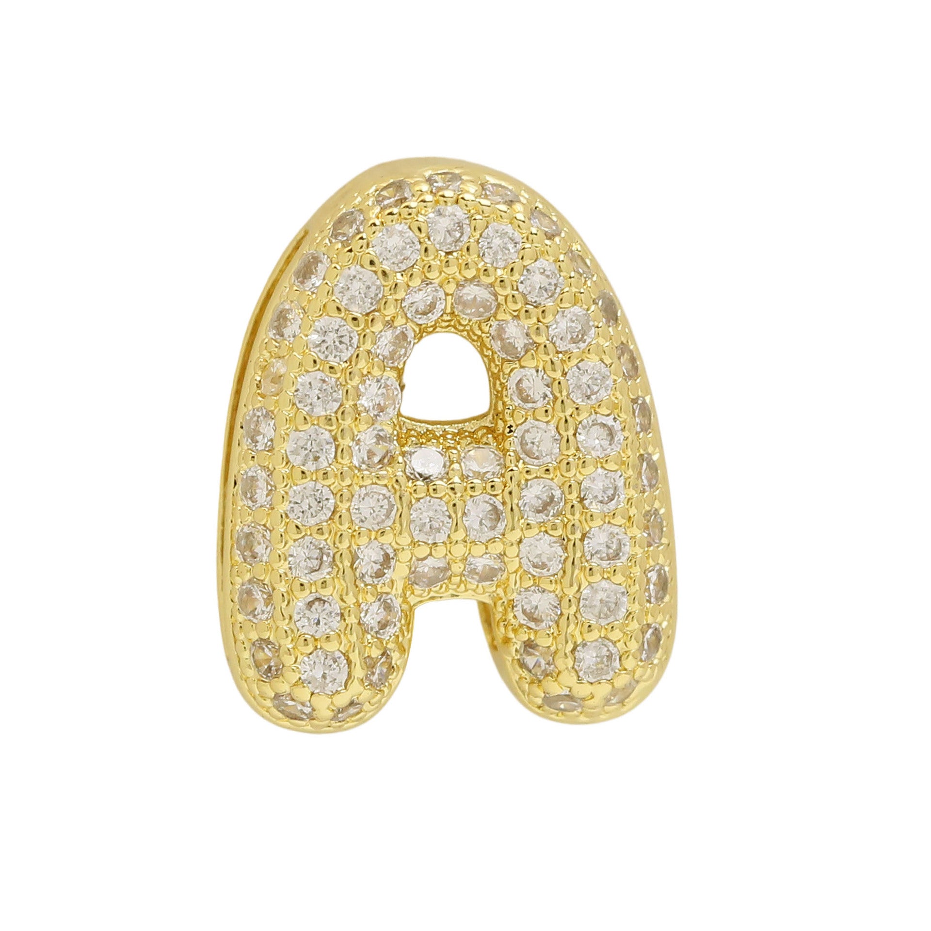 Israa Gold Bubble Letter Bracelet - A [QHSEF9I1]