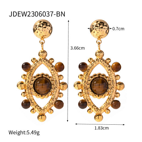 Quinley Chunky Gemstone Ring - JDEW2306037-BN [W3J1LTOV]