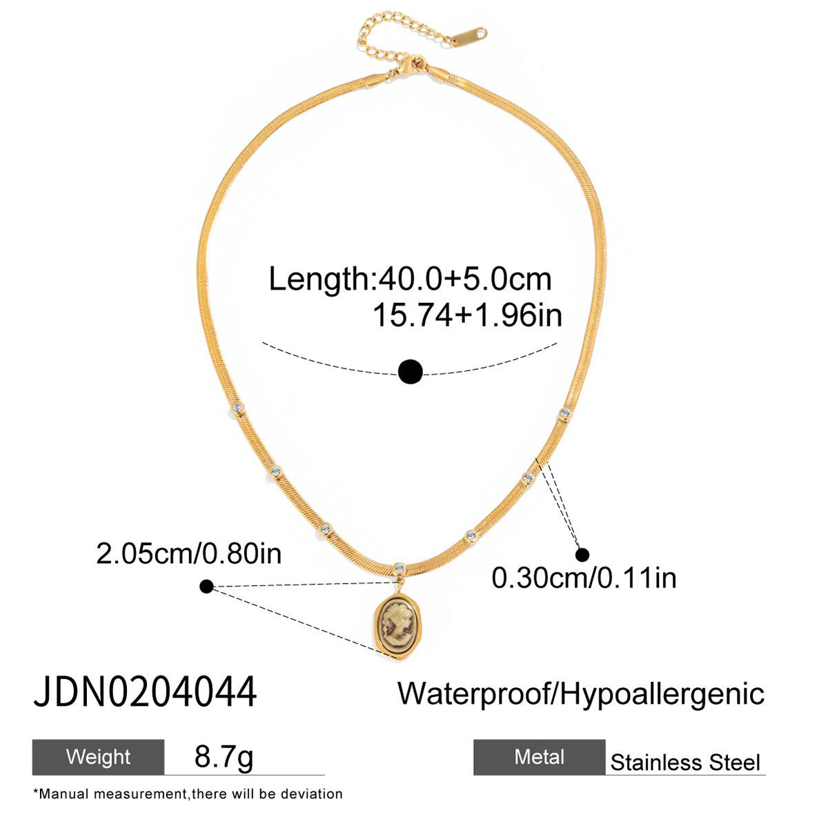 Jessie Angel Pendant Necklace - JDN0204044 [BD5EP0J1]