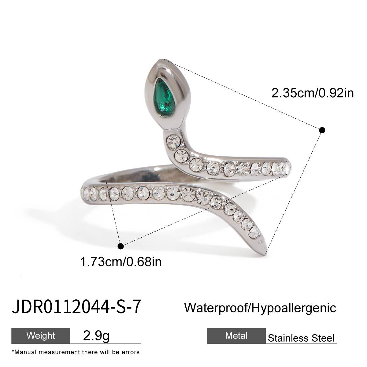 Orion Serpent Embrace Ring - JDR0112044-S-7 [PT8Z6B1J]
