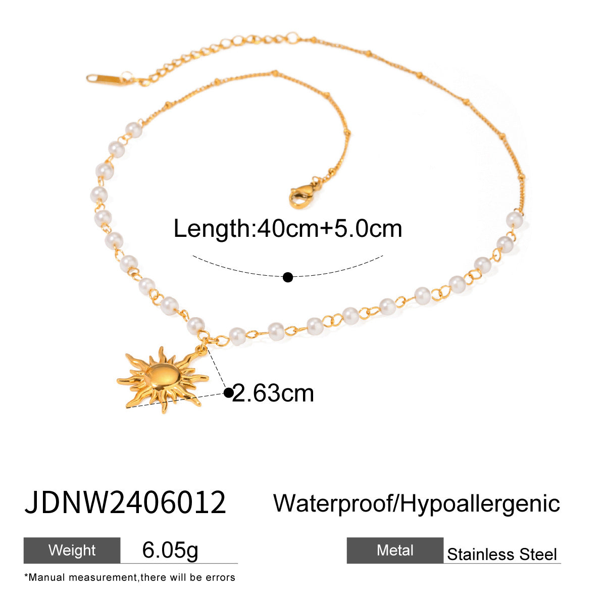 Annagrace Celestial Layered Necklace - JDNW2406012 [MI1F5BMD]