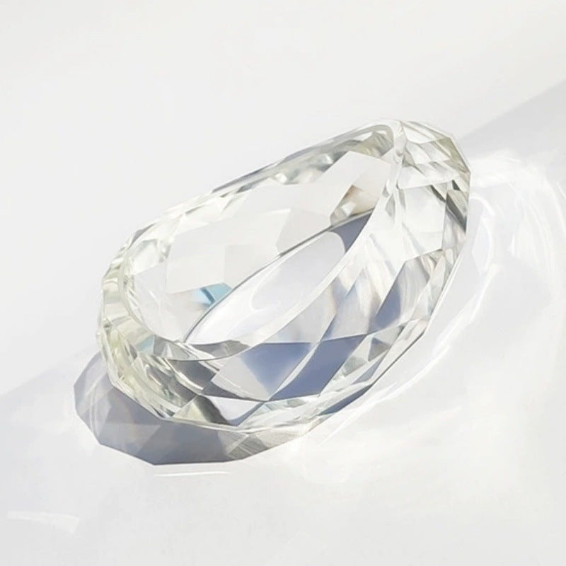 Liyah Crystal Faceted Bracelet - A (68mm Inner Diameter) [UZTYDBBR]