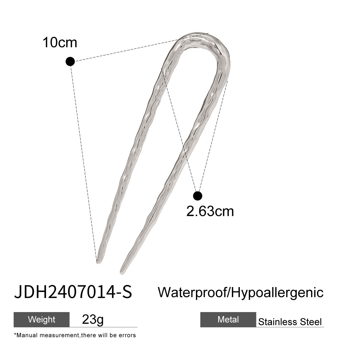 Harleen Luxe Rope Knot Hairpin - JDH2407014-S [CIM9NR9F]
