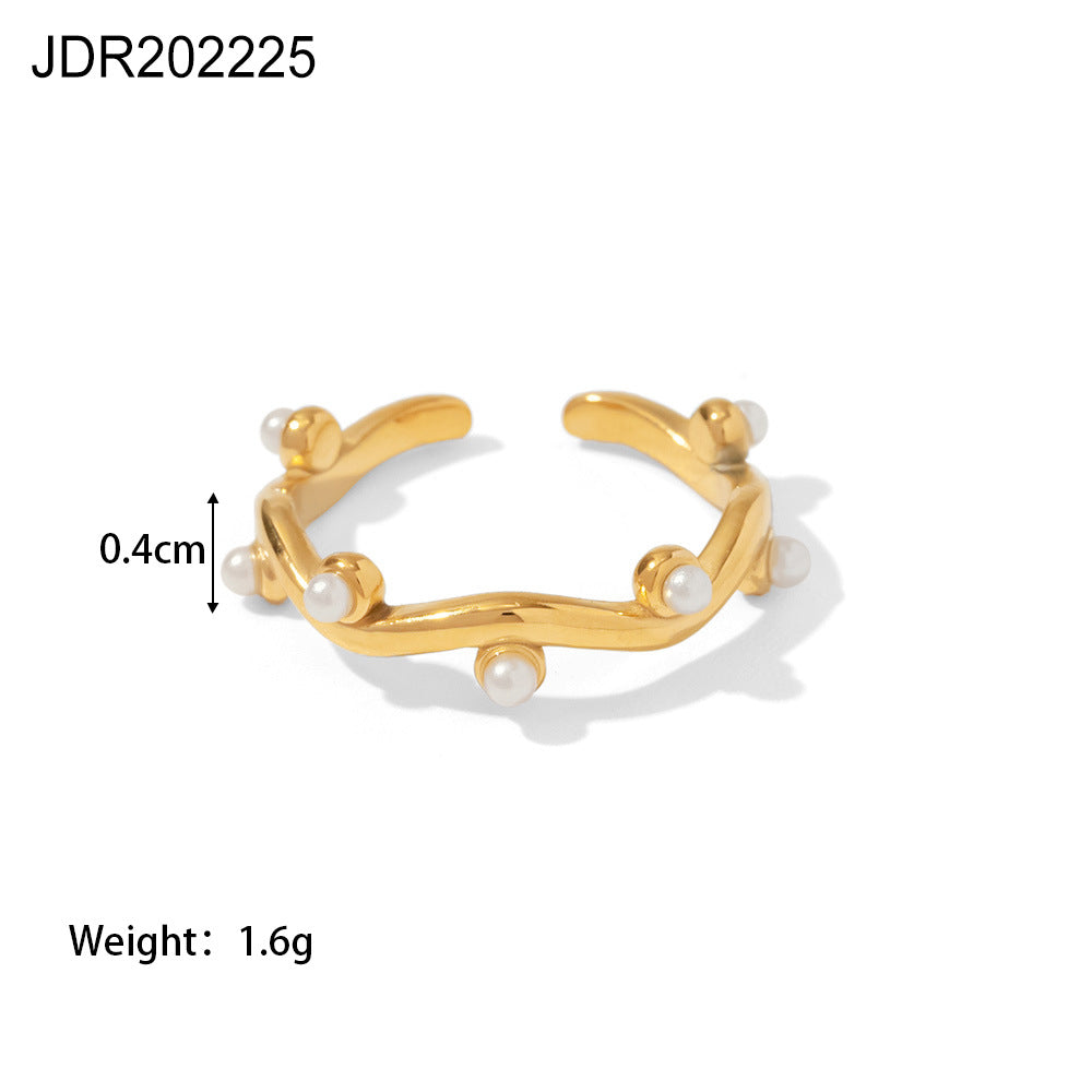 Lennon Irregular Pearl Ring - JDR202225 [Y1PXTVU1]