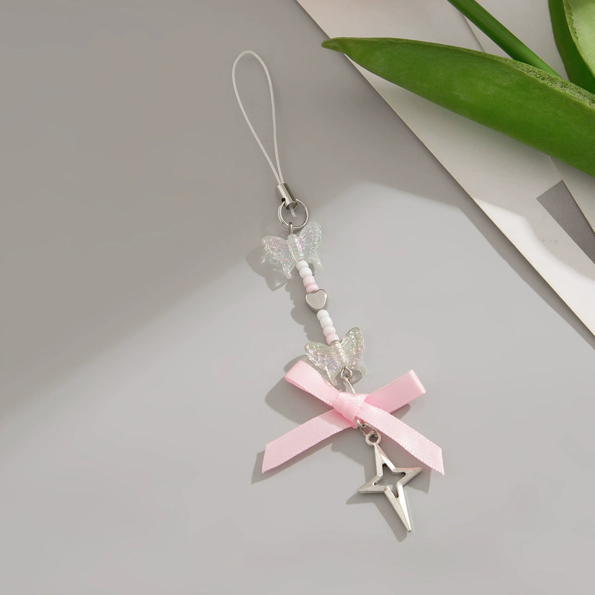 Thea Strawberry Blossom Charms - Silver-Tone Charm (Style 11) [RFHQ8IK5]