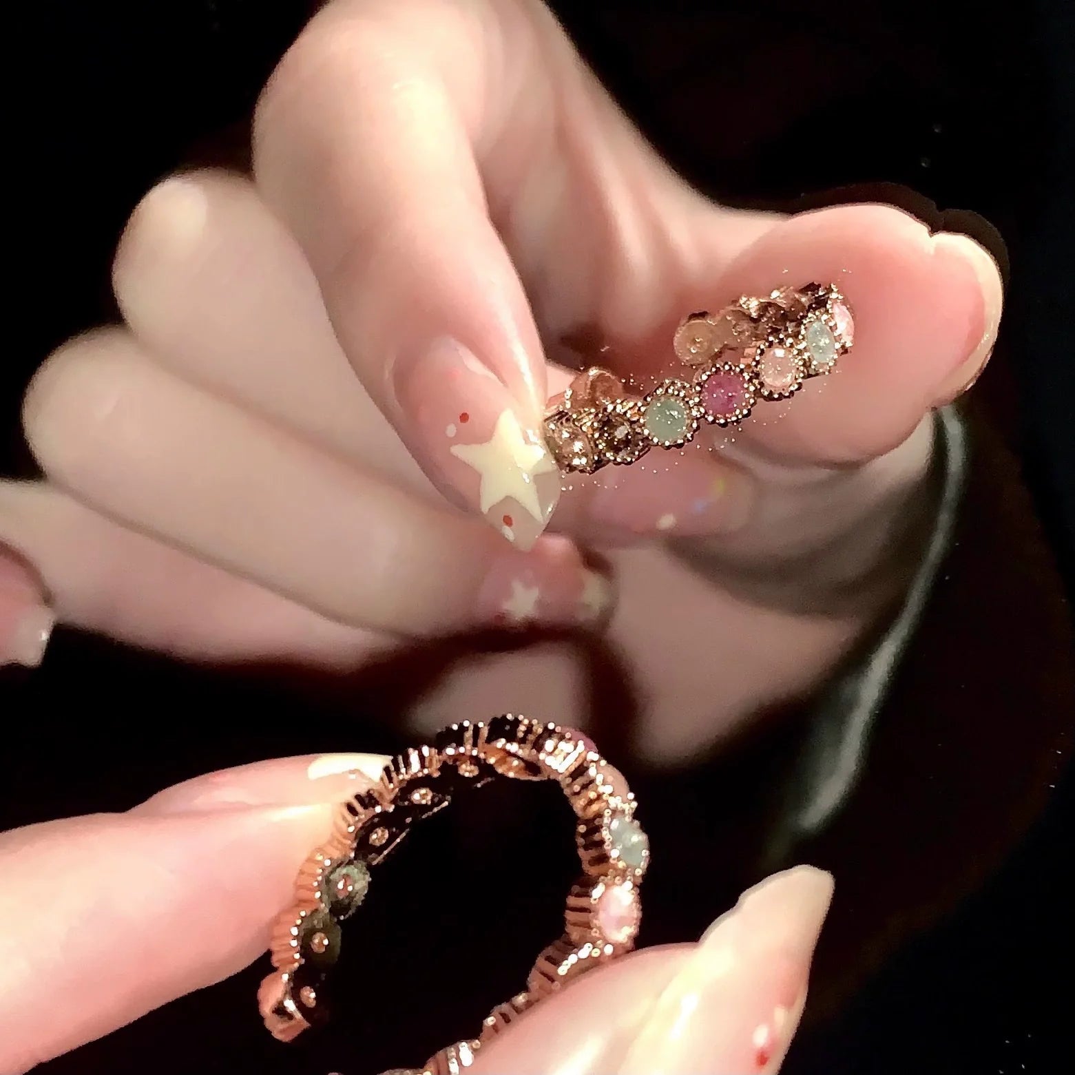 Geneva Tourmaline Rainbow Ring - Tourmaline Rainbow Ring