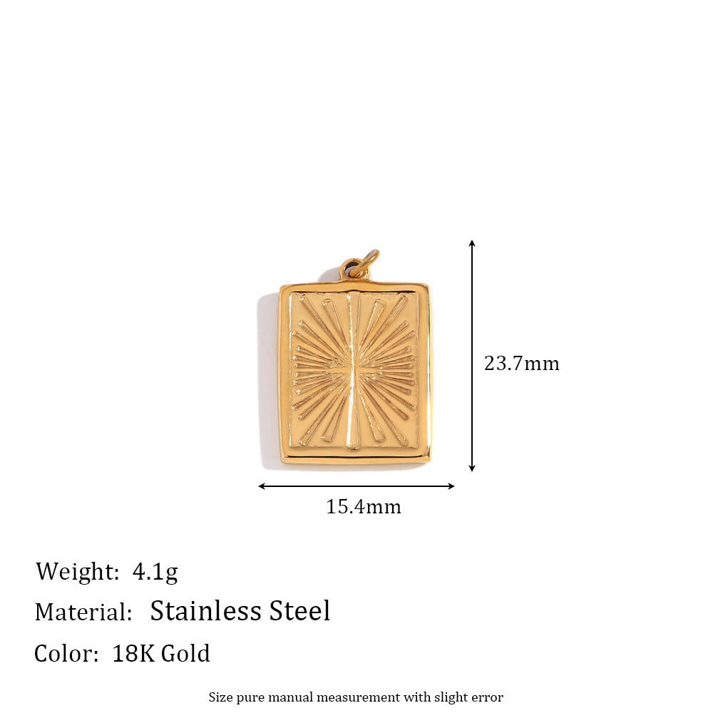 Kayce Geometric Charm Pendants - Holy Light Pendant [14SP0JNR]