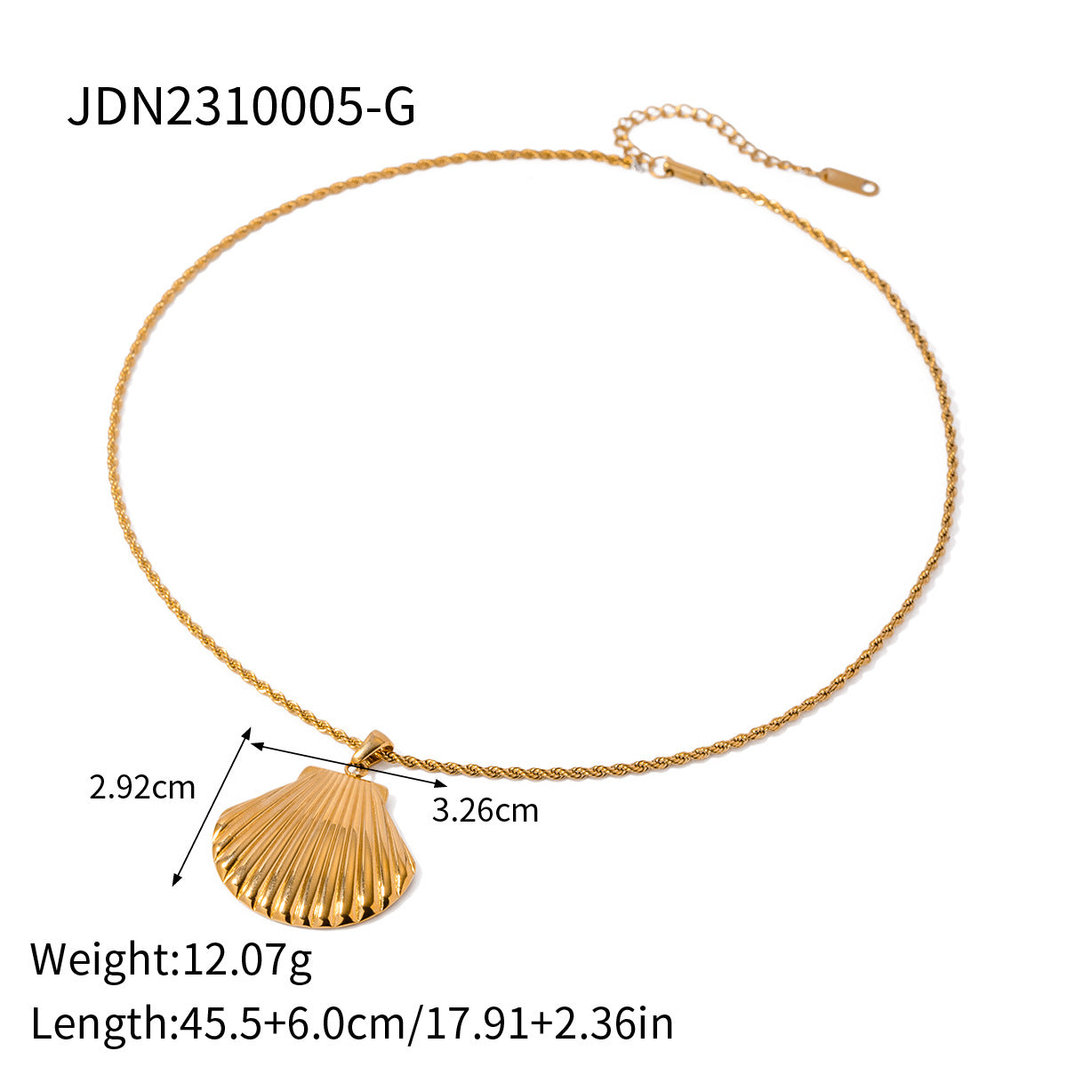Lynn Layered Starfish Necklace - JDN2310005-G [1S3U42ZH]