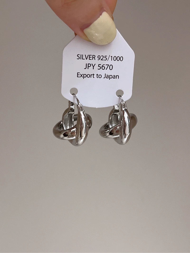 Mae Celestial Hoop Earrings - Hollow Planet Earring