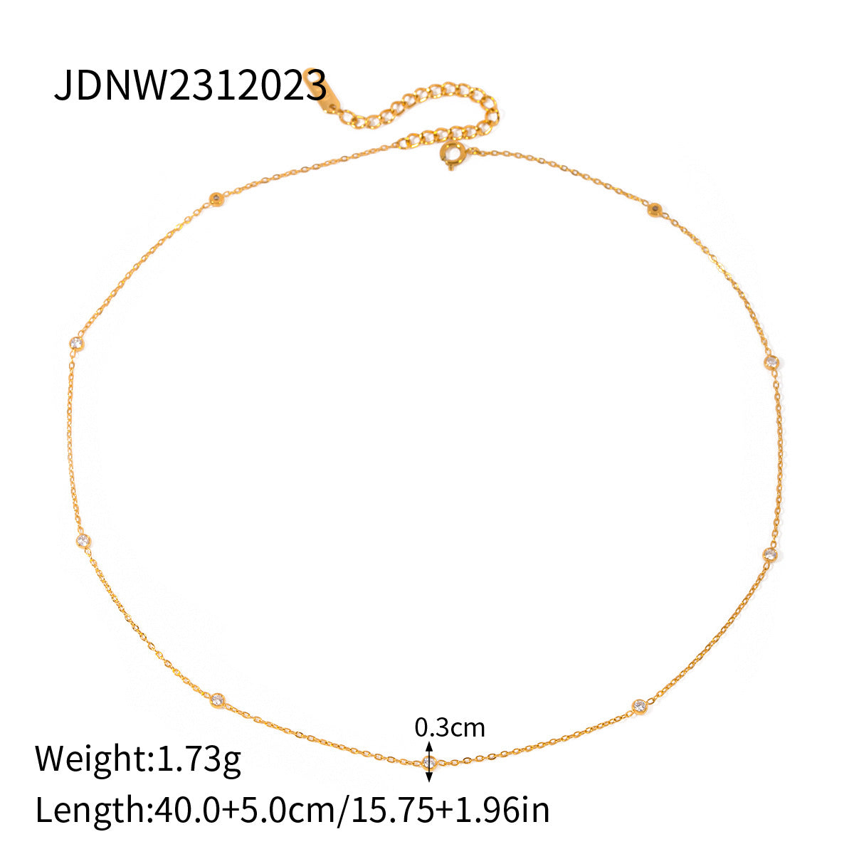 Lakin Dainty Cross Necklace - Style Code JDNW2312023 [ACOPW3FO]