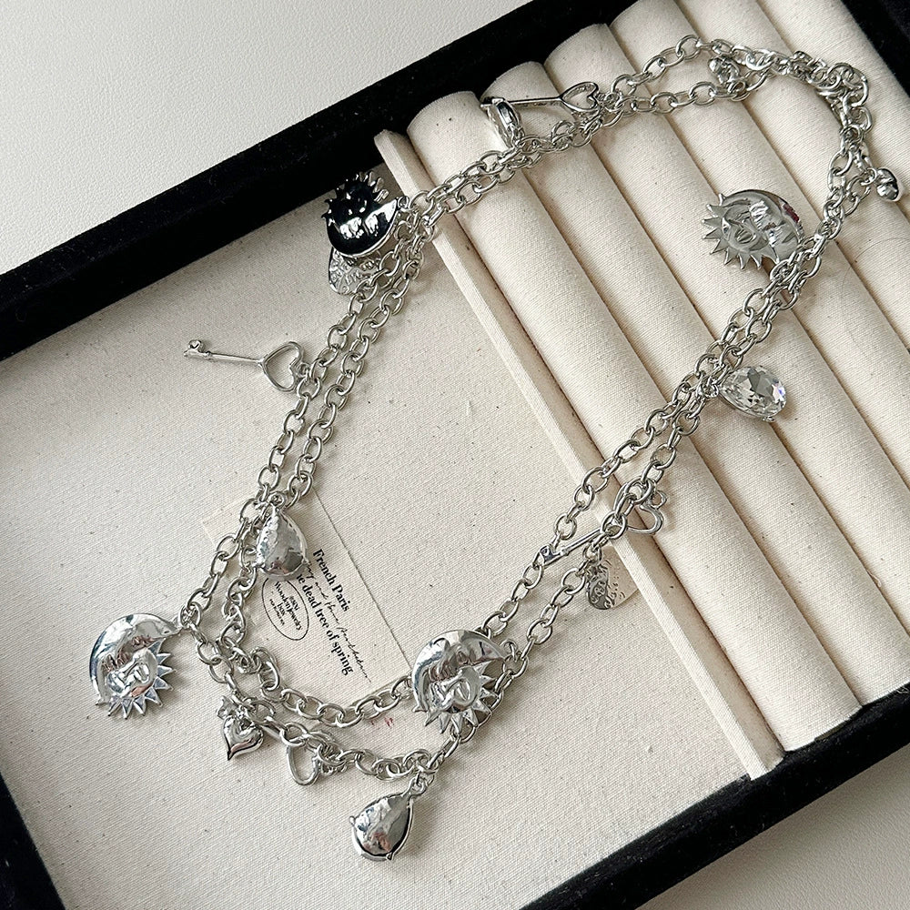 Triniti Celestial Charm Waist Chain - Silver Waist Chain [8CH95XNL]