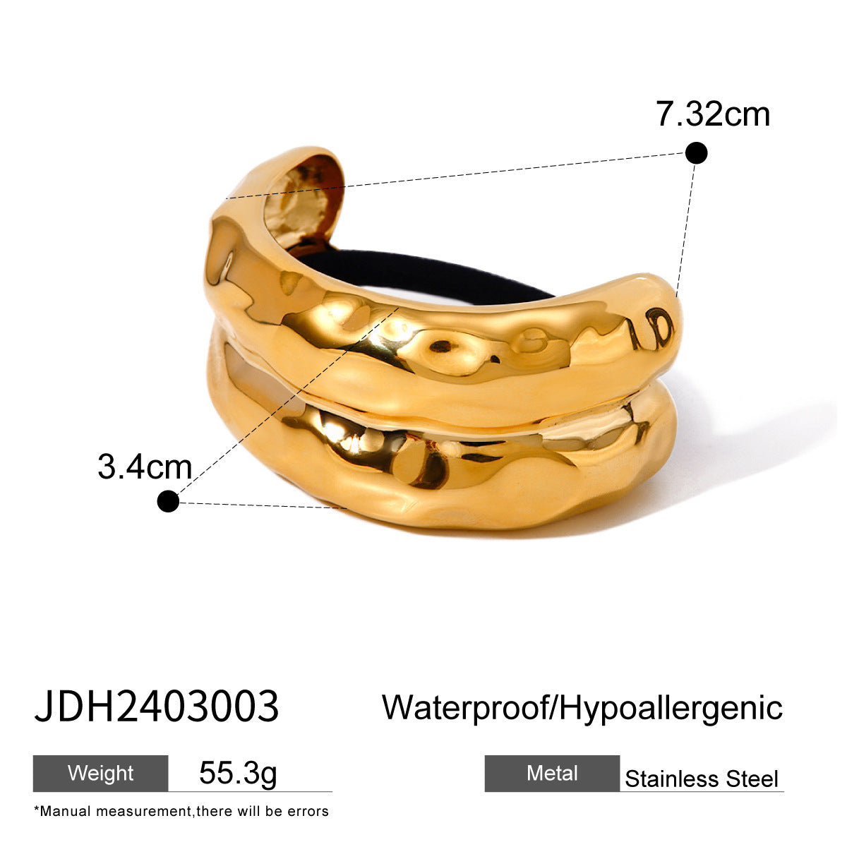 Aasiyah Sleek U-Shape Hair Tie - JDH2403003 [EEFWG4PY]