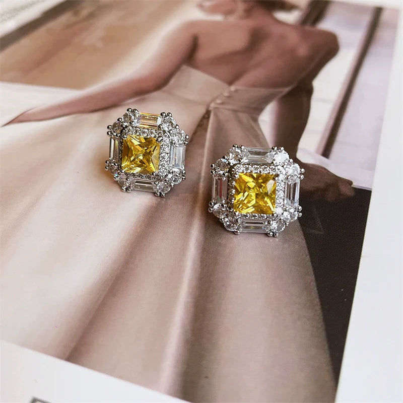 Brynlie Radiant Yellow Jewelry - Earring Style