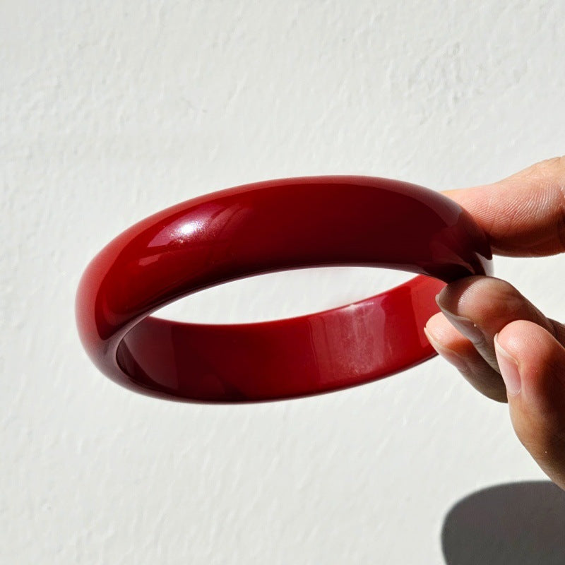 Adleigh Chunky Resin Bracelets - Clear Glitter [PFW6IC7D]