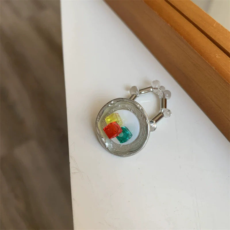 Annamarie Stackable Beaded Ring - B