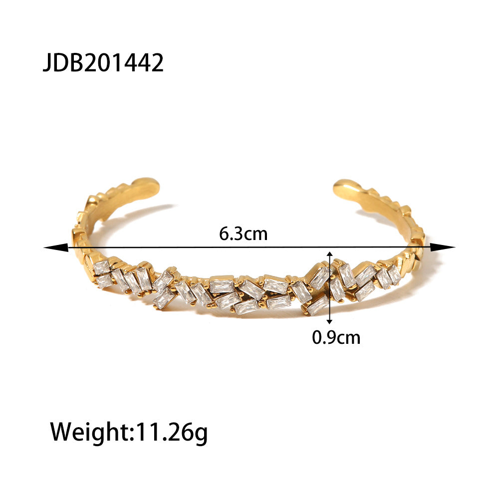 Madigan Zircon Snake Bracelet - JDB201442 [I5DD97QK]