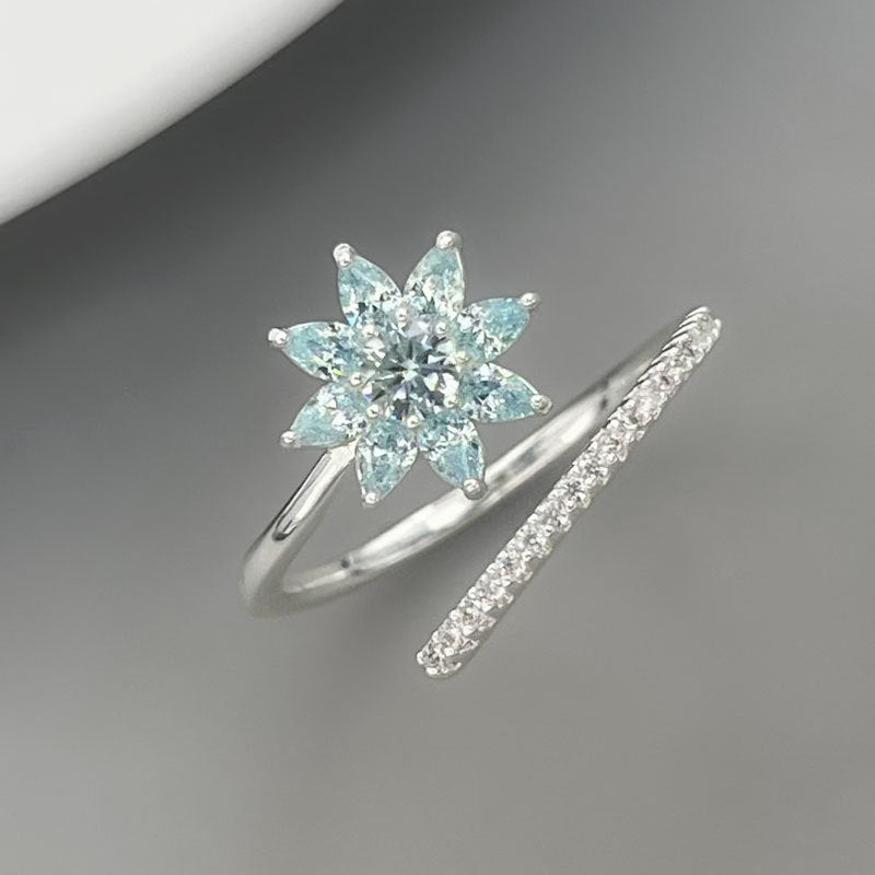 Annalynn Radiant Flower Open Ring - Style 4 [91H8I70U]