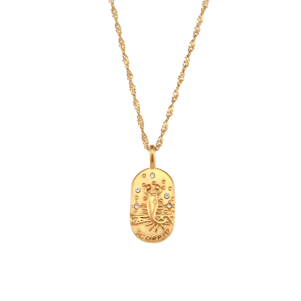Eli Constellation Pendant Necklace - Scorpio [AZ9H239E]