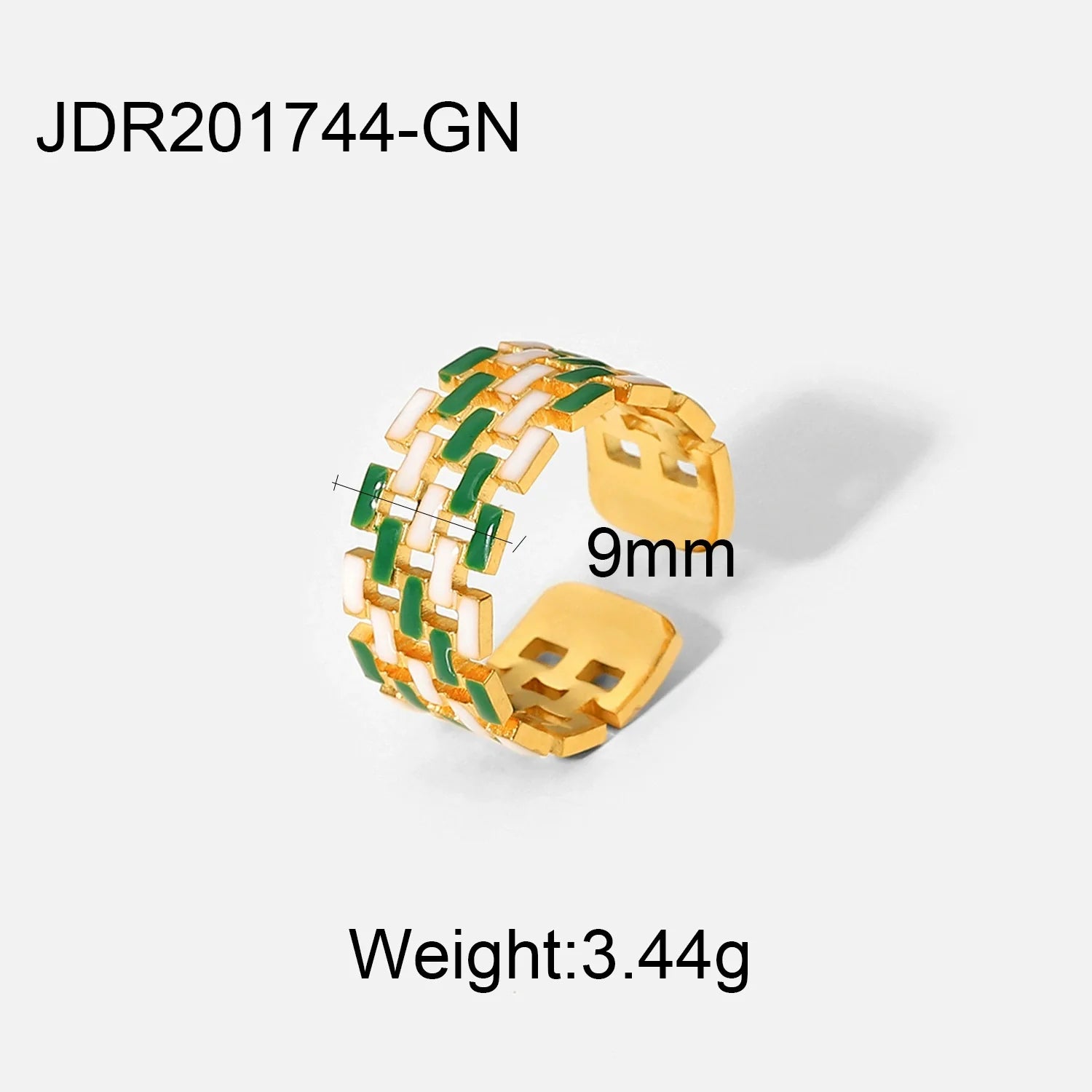 Rei Vibrant Enamel Ring - undefined