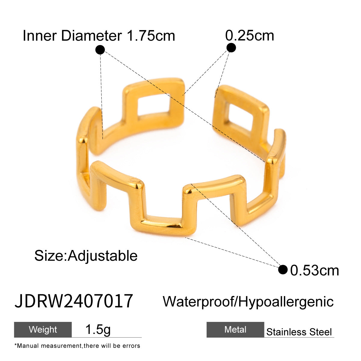 Zayna Sculptural Band Ring - JDRW2407017 [L9J3N8Q1]