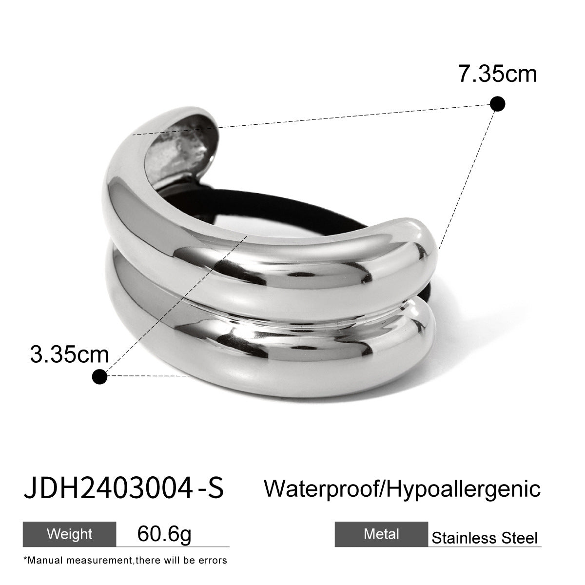 Aasiyah Sleek U-Shape Hair Tie - JDH2403004-S [9EH2ZF65]