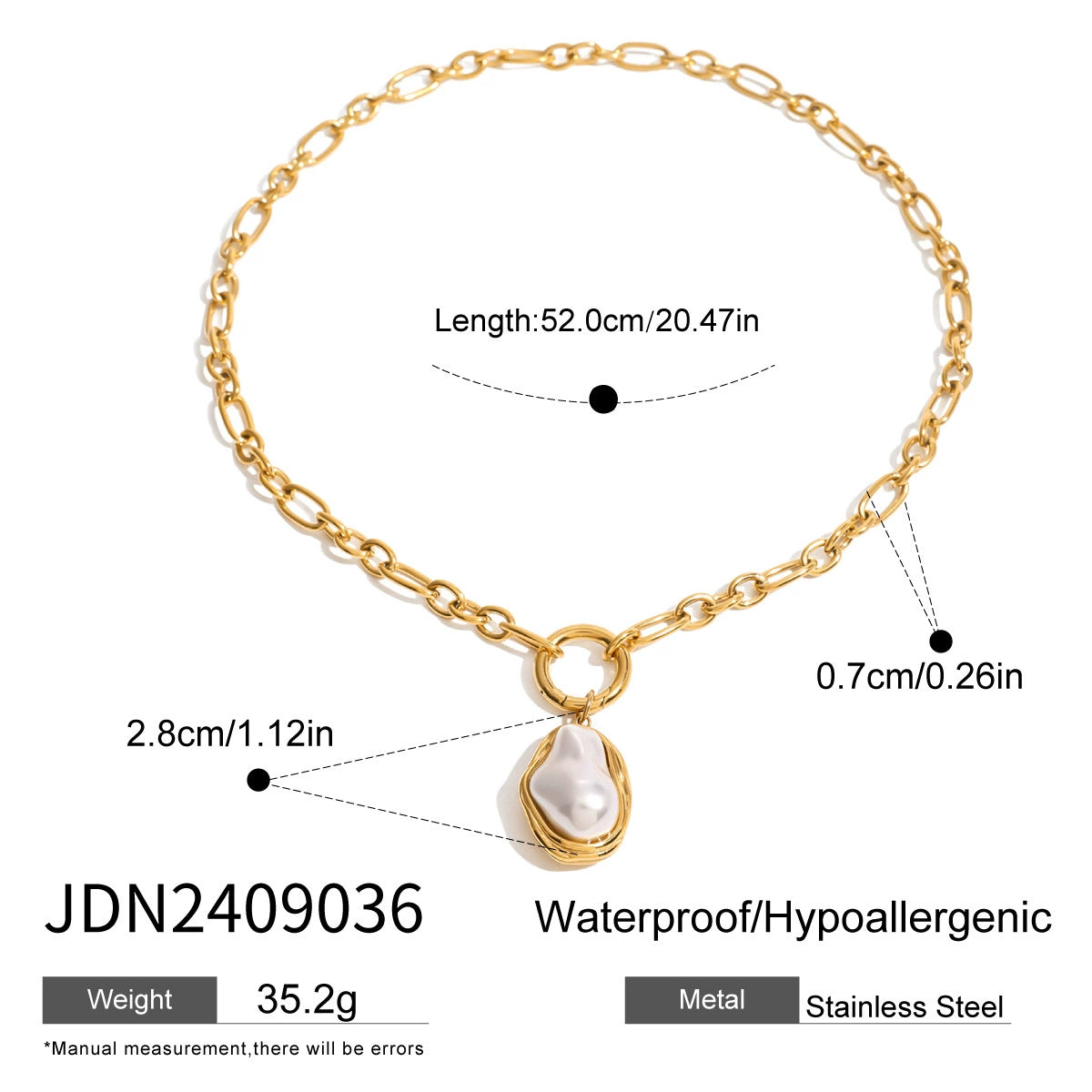 Aradhya Organic Pearl Jewelry Set - JDN2409036 [ZNY6TW3C]