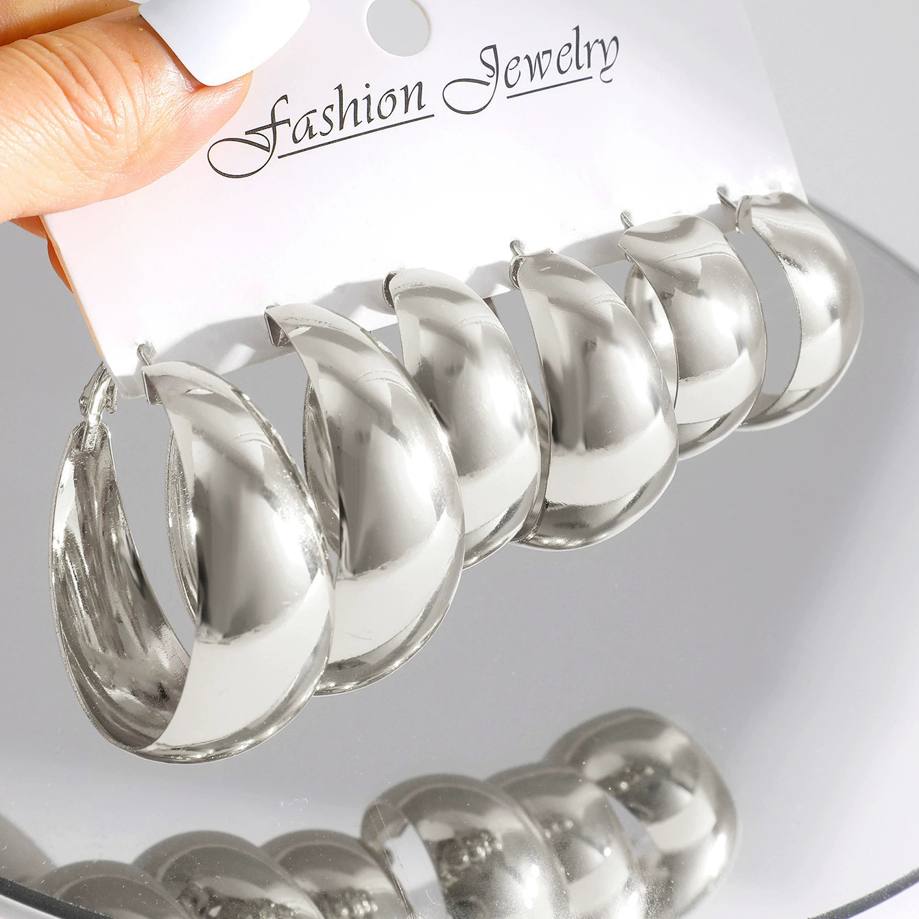 Tori C-Shaped Earring Set - Style 6 Alloy [Q6VD50LI]