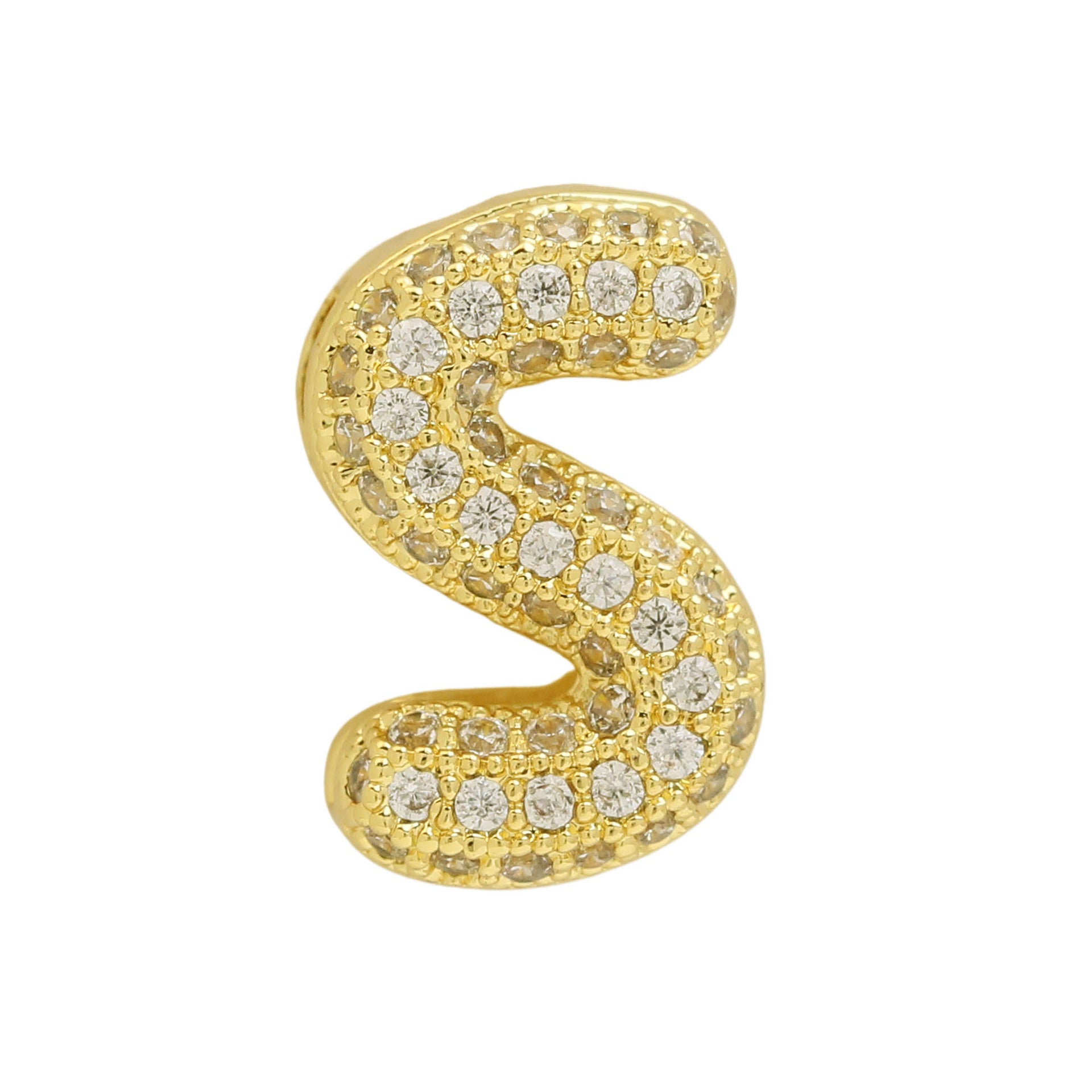 Israa Gold Bubble Letter Bracelet - S [VQKAP6WL]