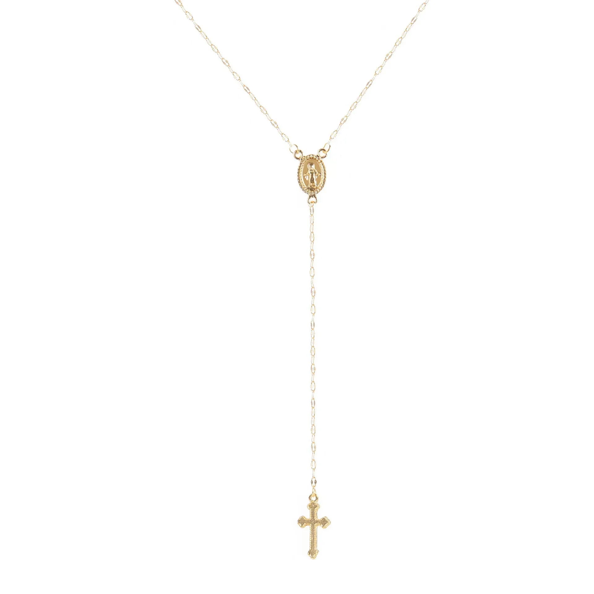 Dana Delicate Long Chain Necklace - Gold