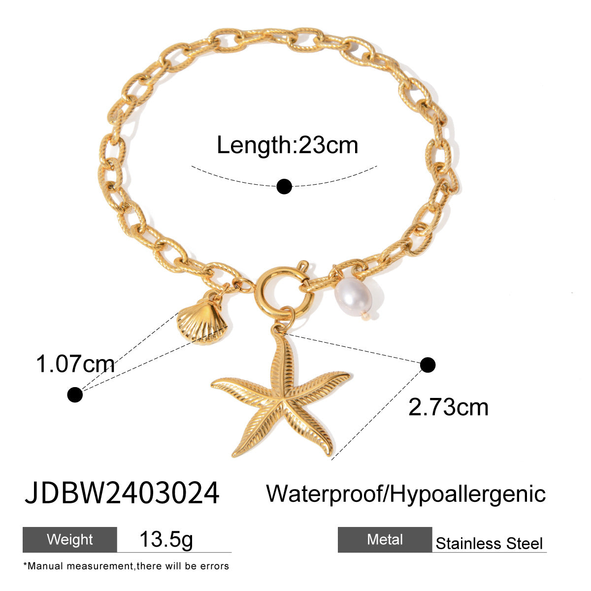 Ellarae Marine Charm Bracelet - JDBW2403024 [4006XUUE]