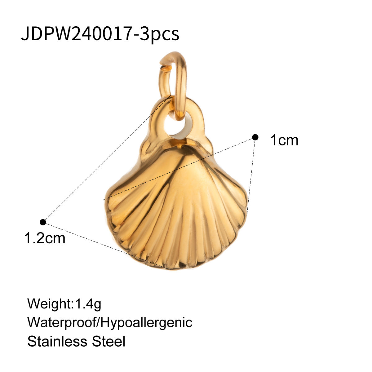 Finlee Pearl Jewelry Components - JDPW240017 (3pcs) [M2A1LQVF]