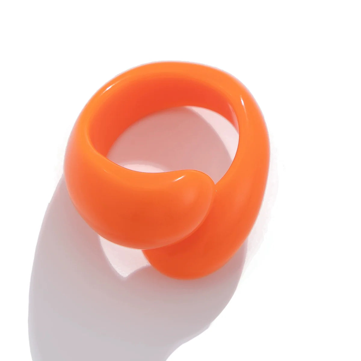 Kyli Candy Waterdrop Ring - Orange