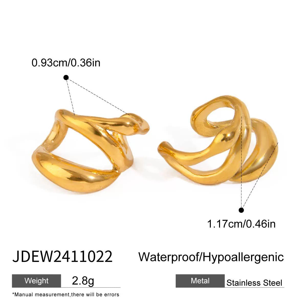 Lilyana Non-Pierced Ear Cuffs - JDEW2411022 [7WS8AUHA]