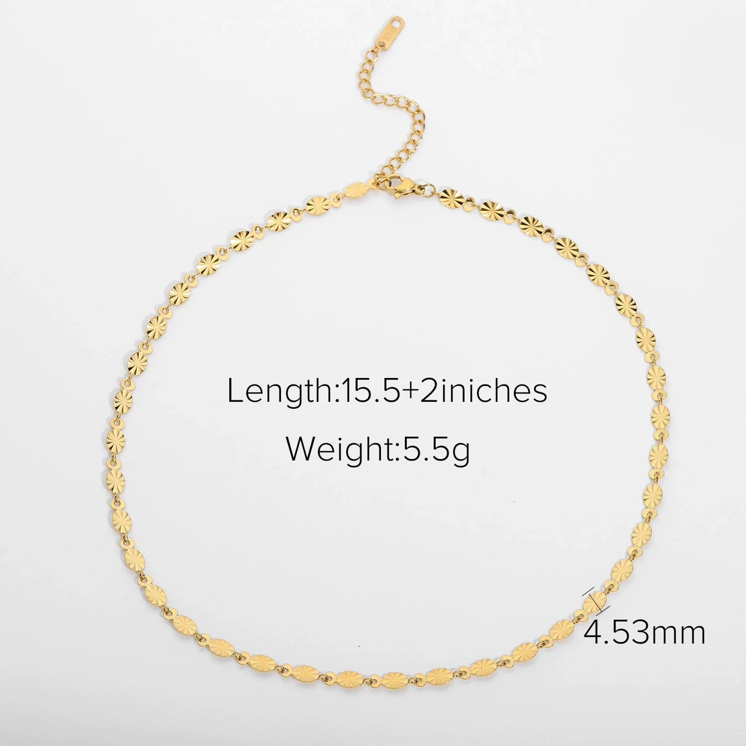 Jezebel Minimalist Gold Necklace - JDN20161