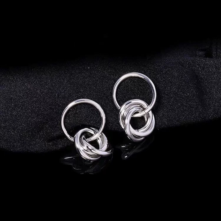 Aithana Celestial Star Stud Earrings - Gold