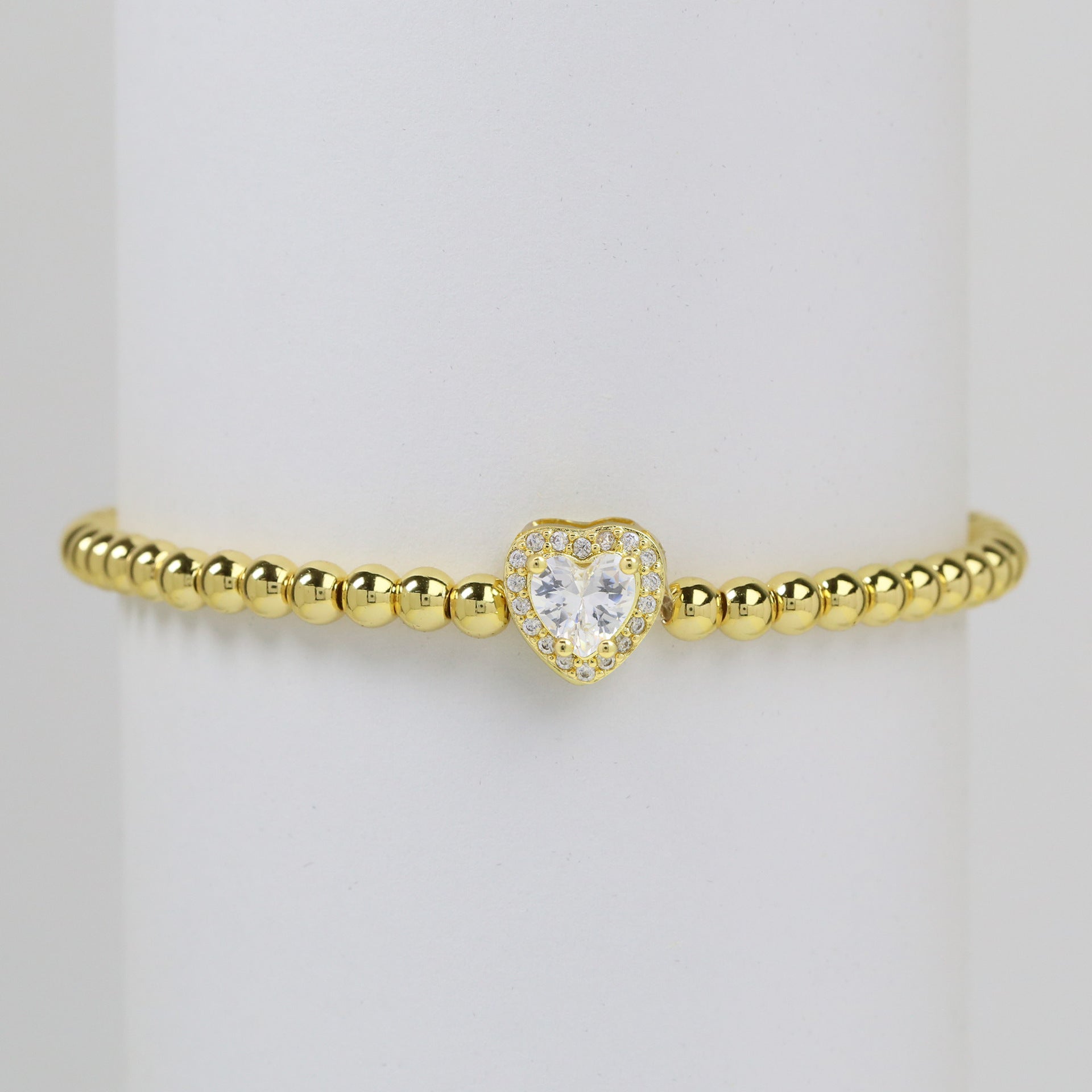 Lillyana Birthstone Charm Bracelet - April Birthstone [U49XRQNF]