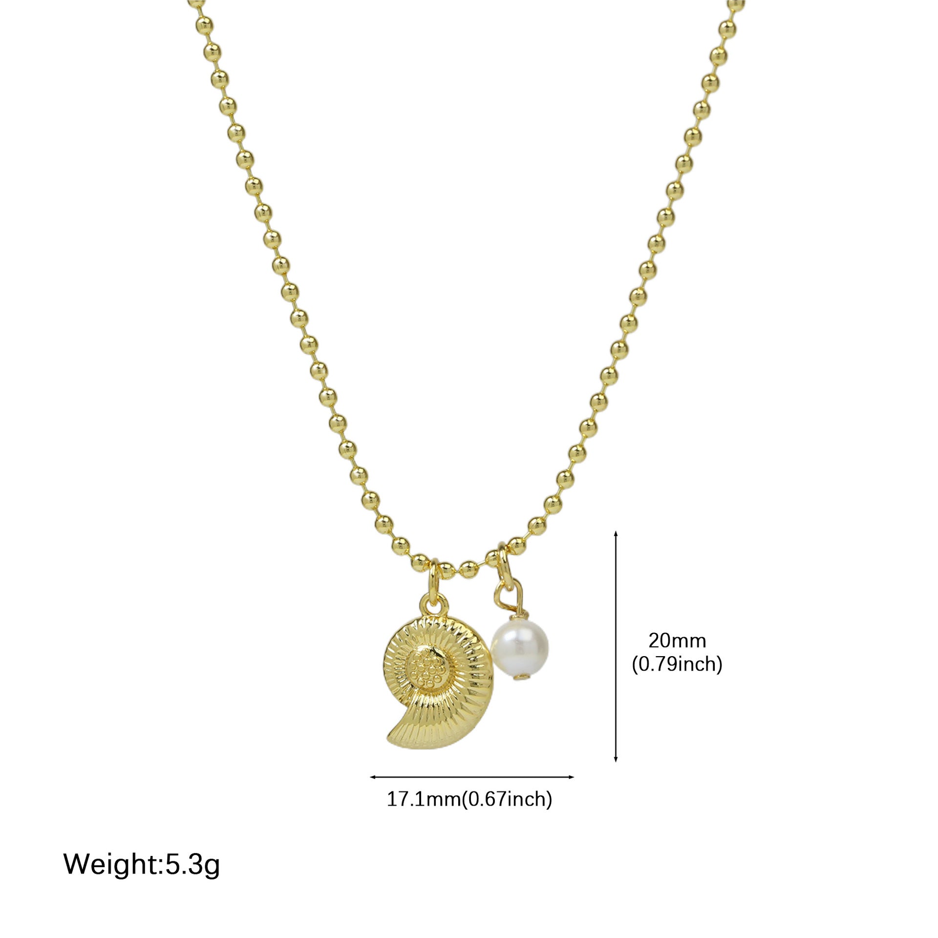 Lynley Ocean Charm Necklace - Style 4 [T1F3Z0LJ]