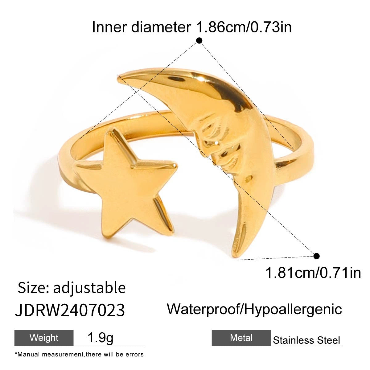 Annette Organic Stone Rings - Style JDRW2407023 [V3HF8S7O]