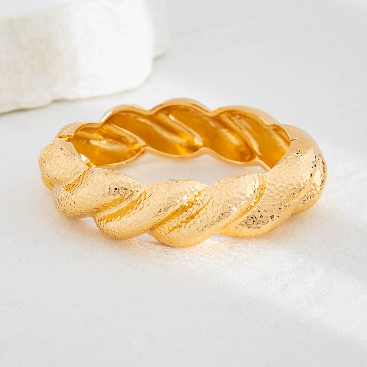 Janylah Liquid Metal Bracelet - Style 02 Gold Bracelet [3DCH5F7W]