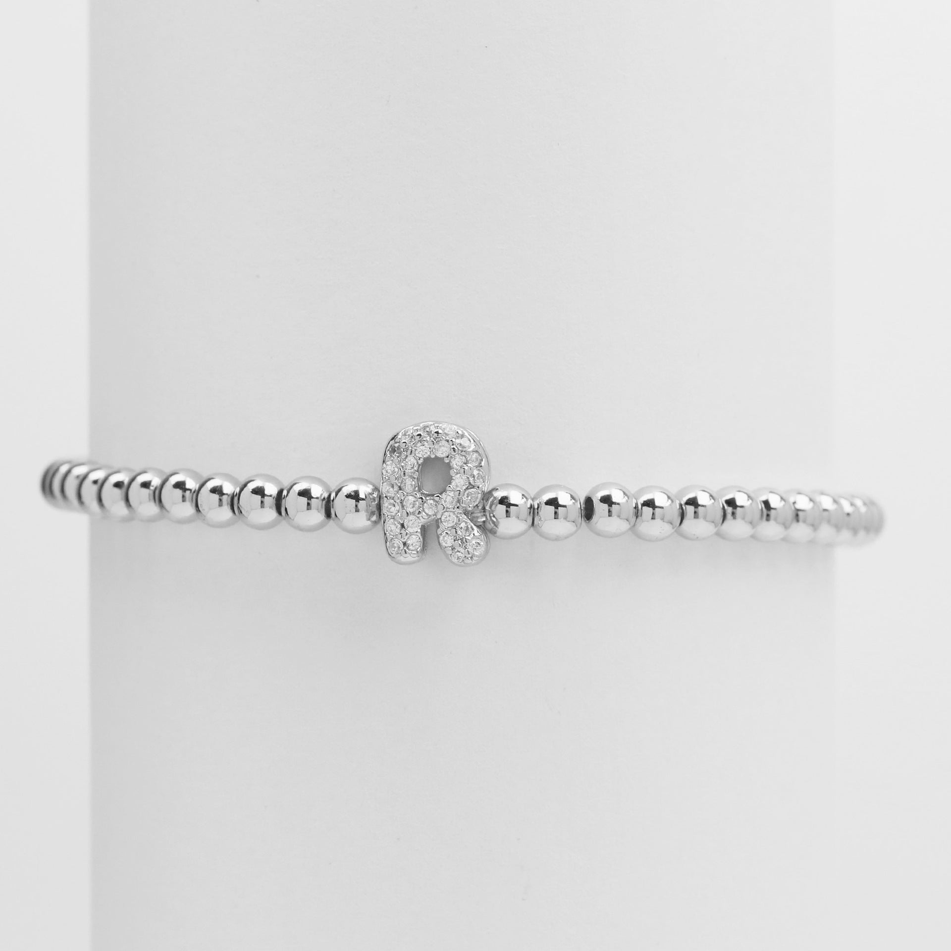 Aloni Bubble Letter Bracelet - Silver R [5YF6B6JO]
