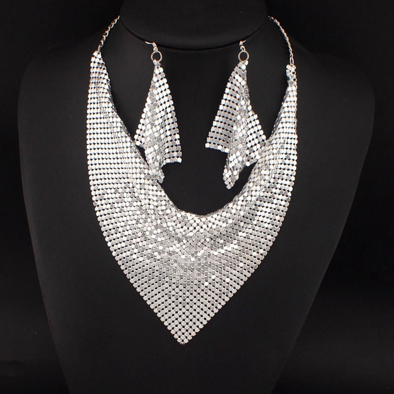Payson Leopard Statement Set - Silver [S6TSUPHS]
