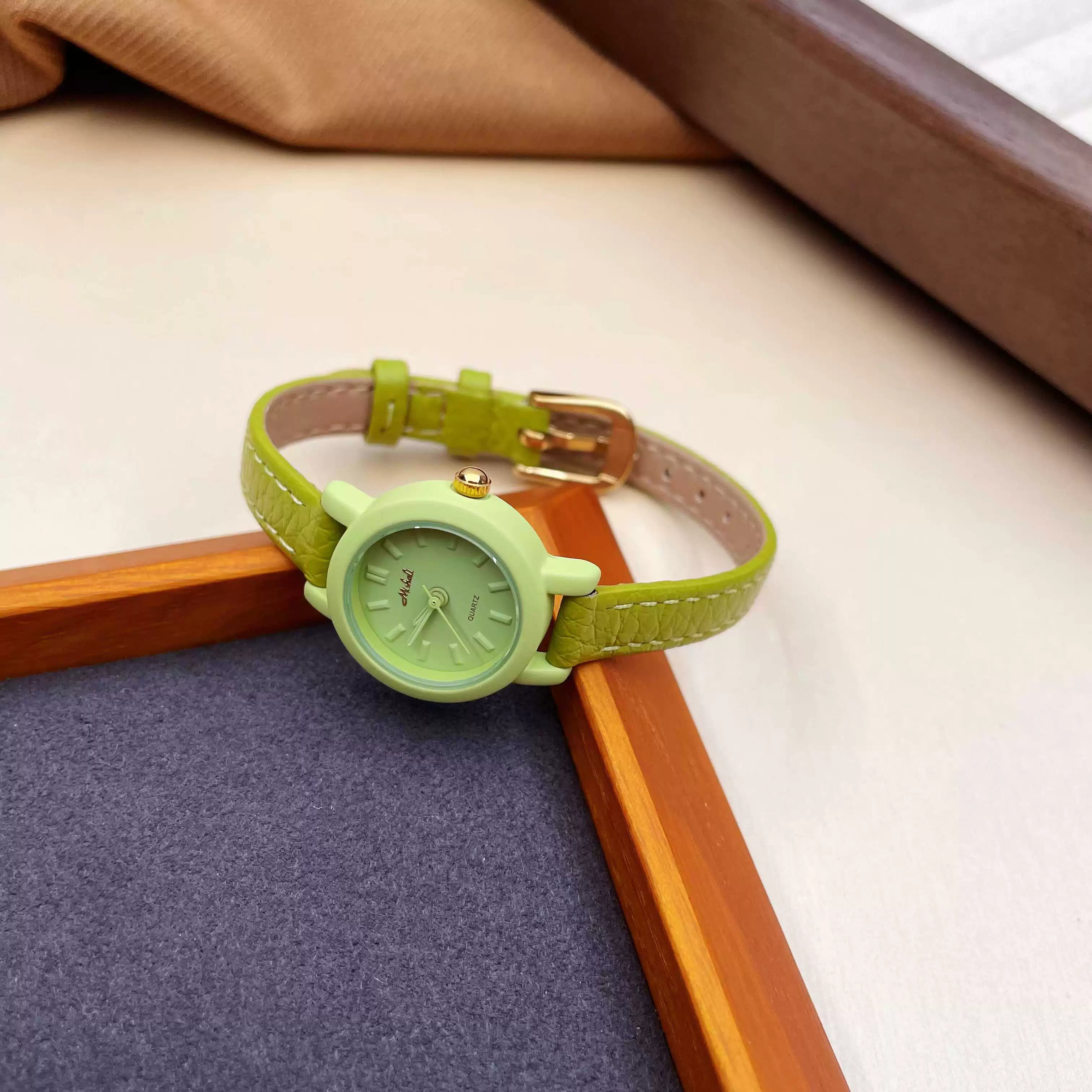 Korbyn Vibrant Petite Watch - Fluorescent Green