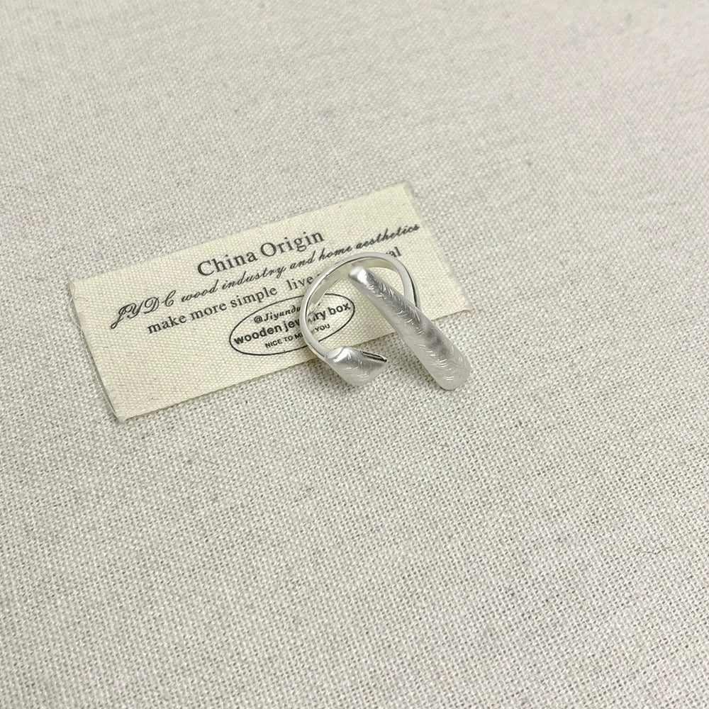 Mahogany Asymmetric Open Ring - Open Irregular Ring [IVS6E6KZ]