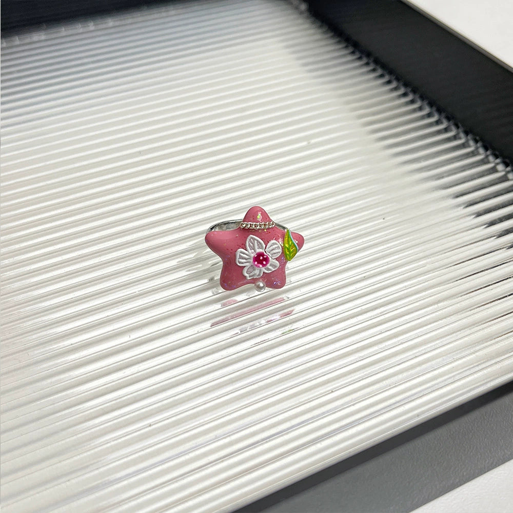 Ryver Colorful Enamel Bow Ring - Ring Style B [9T0HX0JY]