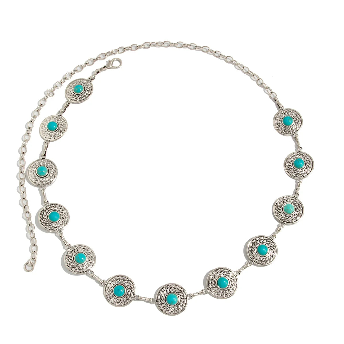 Kathalina Coastal Charm Chain - Round Silver
